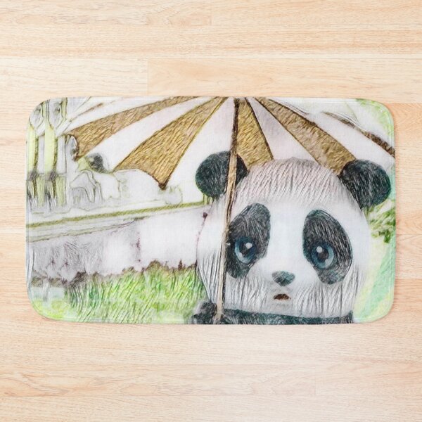 Item preview, Panda Bear under and Umbrella designed and sold by ReneeKennedy.