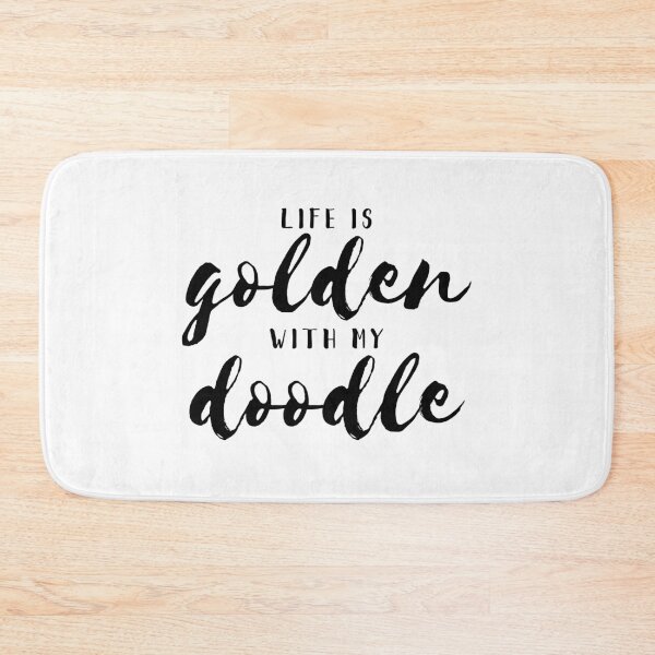 Item preview, LIFE IS golden WITH MY doodle designed and sold by thecavapootales.