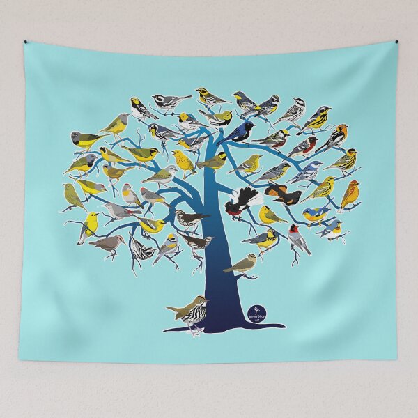 Item preview, Warbler Tree designed and sold by BennuBirdy.