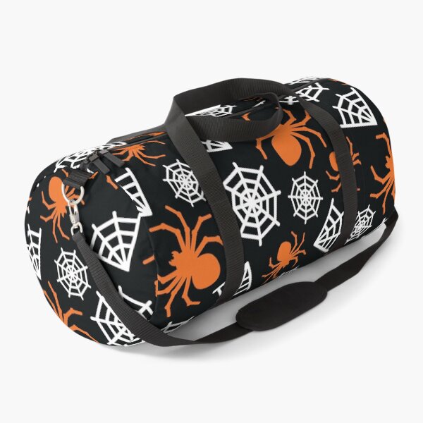 Item preview, Halloween Spider and Spider Web Pattern (Orange, Black, and White) designed and sold by randrgiftshop.