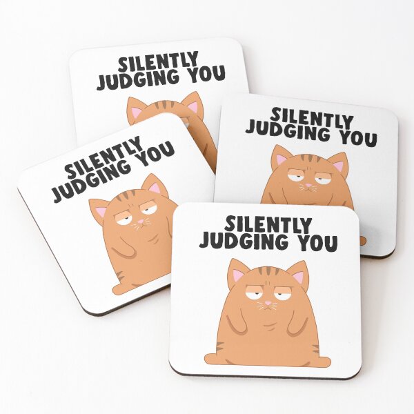 Item preview, Silently Judging You | Cool Cat designed and sold by Kittyworks.