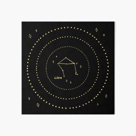 Libra Constellation Art Board Print