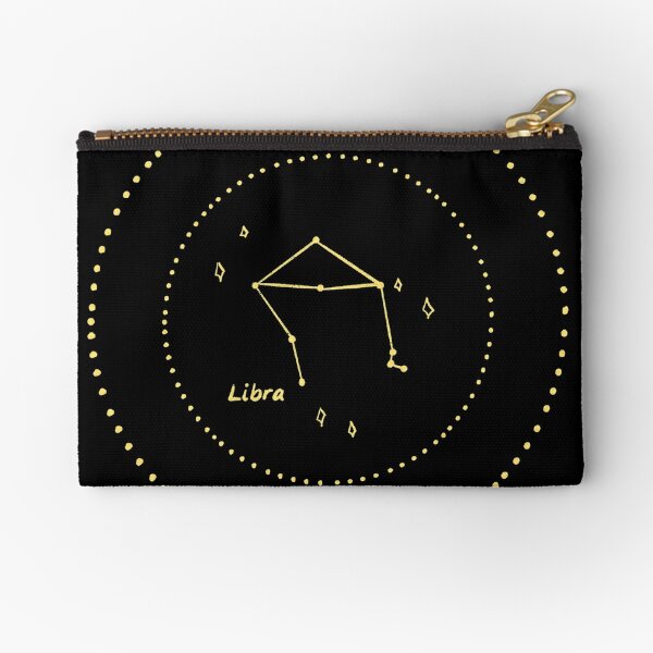 Libra Constellation Zipper Pouch
