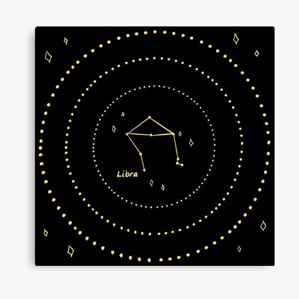 Libra Constellation Canvas Print