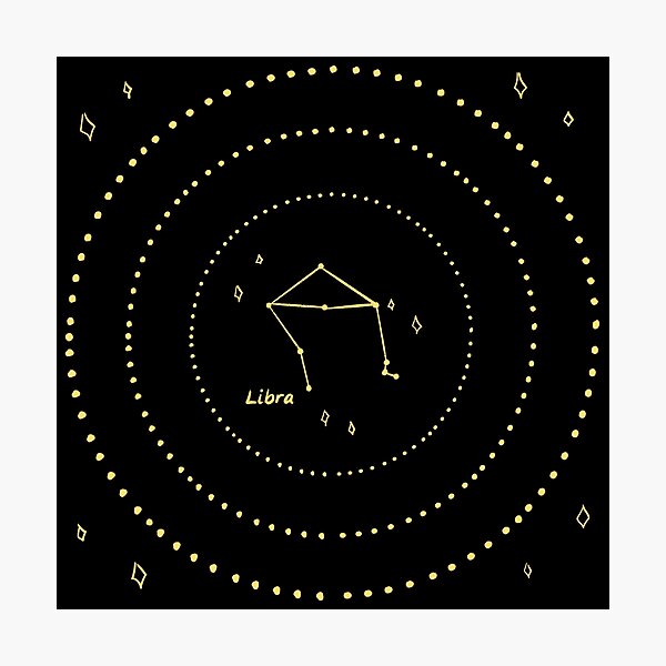 Libra Constellation Photographic Print