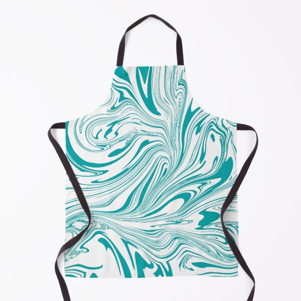 Item preview, Teal Blue White Swirl Abstract Design designed and sold by Meliafroggy.