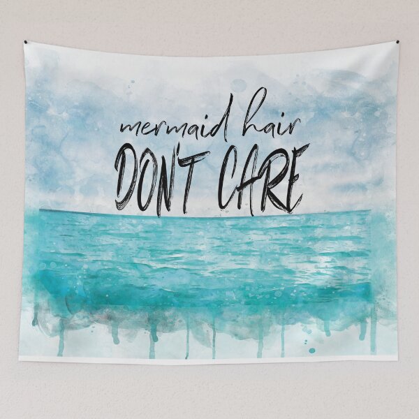 Item preview, Mermaid Hair Don't Care Ocean Beach  designed and sold by Katey1285.