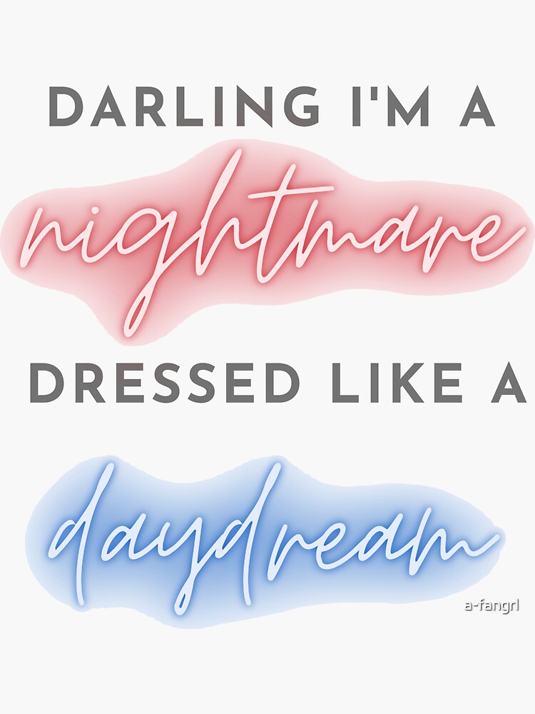 Taylor Swift Blank Space 1989 Design | Sticker