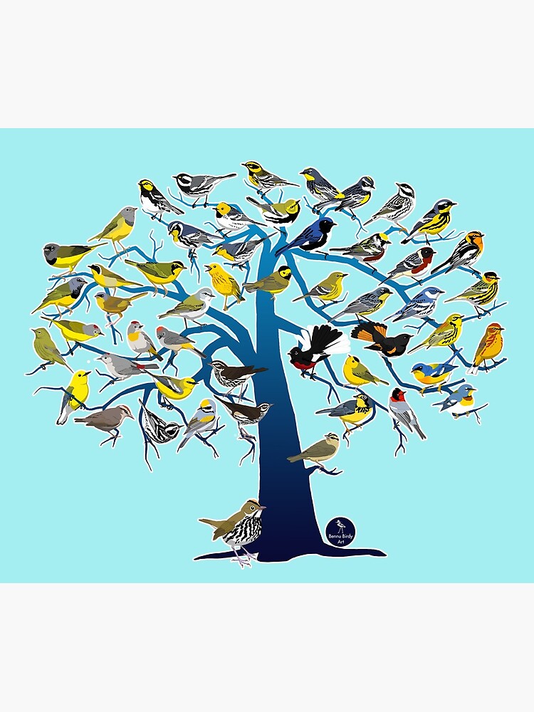 Warbler Tree by BennuBirdy