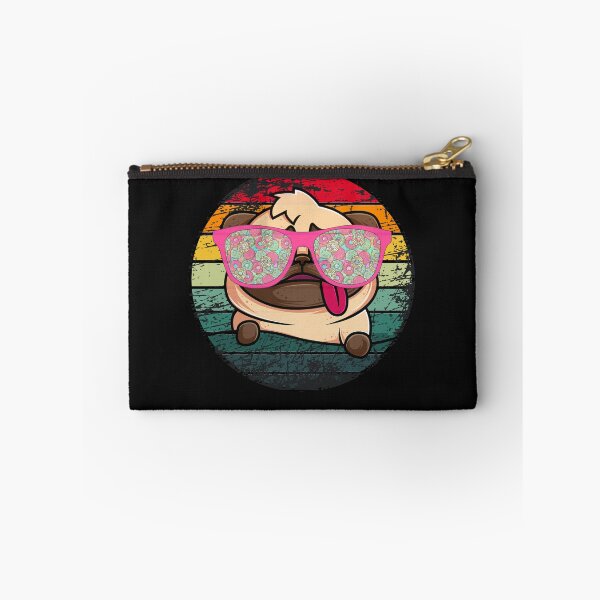 Item preview, Pug Retro Vintage Magnet designed and sold by ByLorin.