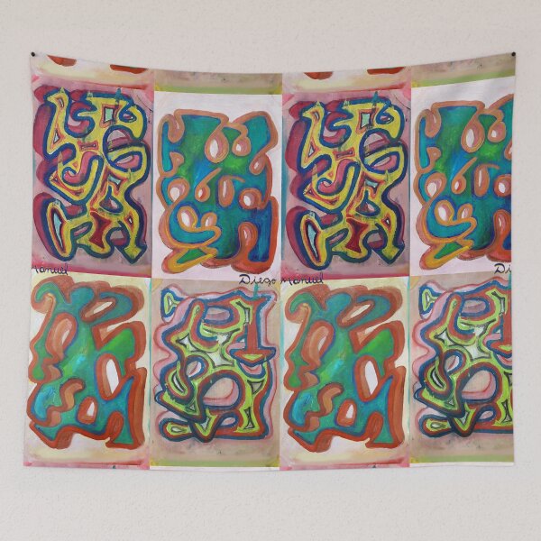 Item preview, Pop graffiti tapiz 1 designed and sold by Diego Manuel Rodriguez.