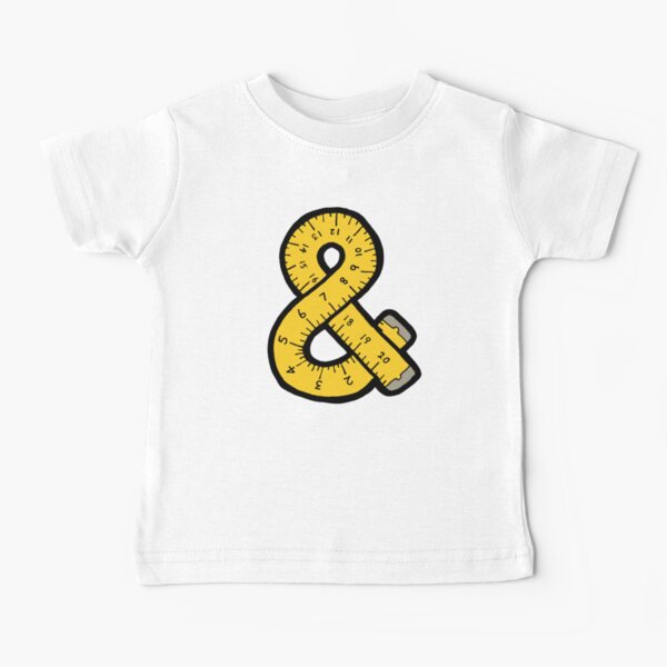 Ampersand Measuring Tape Baby T-Shirt