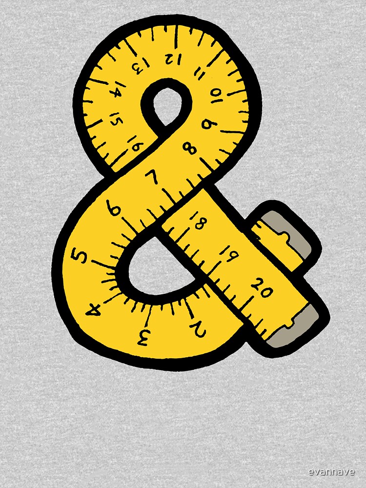 Ampersand Measuring Tape by evannave