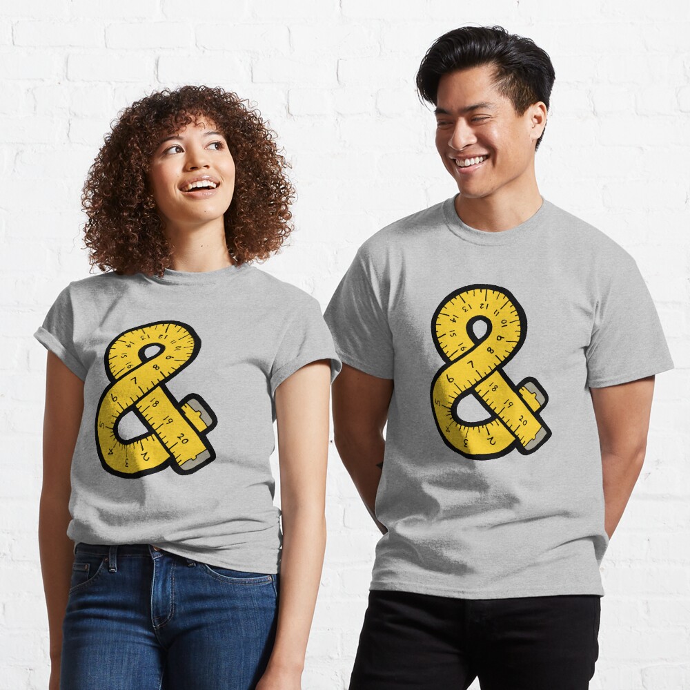 Ampersand Measuring Tape Classic T-Shirt