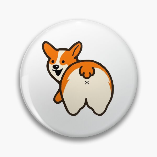 Item preview, Cute Happy Corgi Butt designed and sold by PeppaThePenguin.