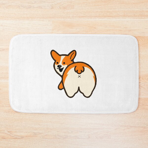 Item preview, Cute Happy Corgi Butt designed and sold by PeppaThePenguin.
