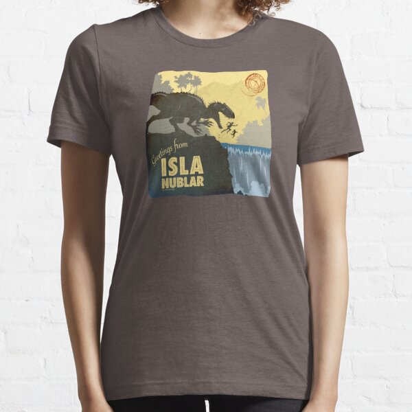 Greetings from ISLA Nublar - Indominus Rex (dark) Essential T-Shirt