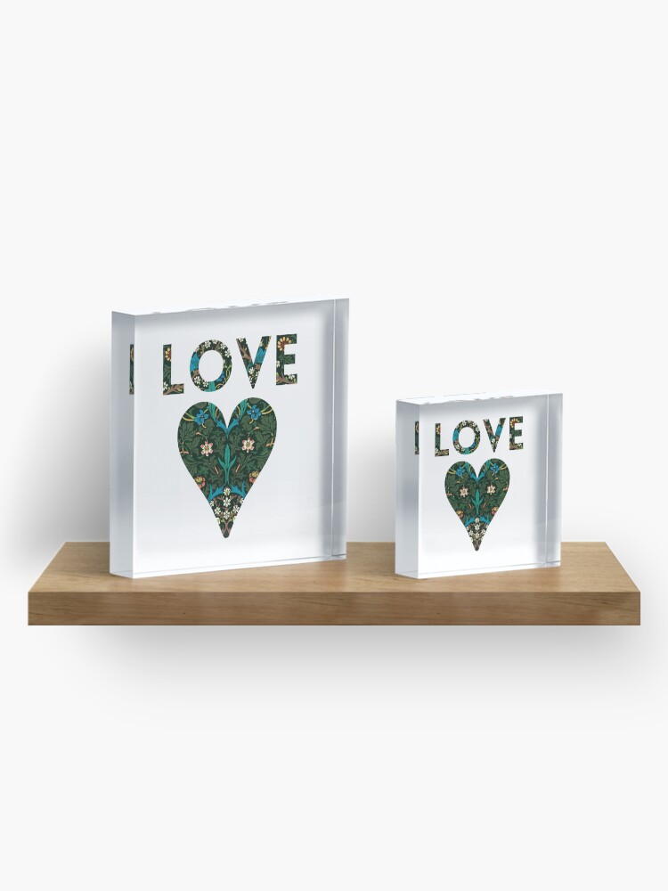 Alternate view of LOVE Acrylic Block
