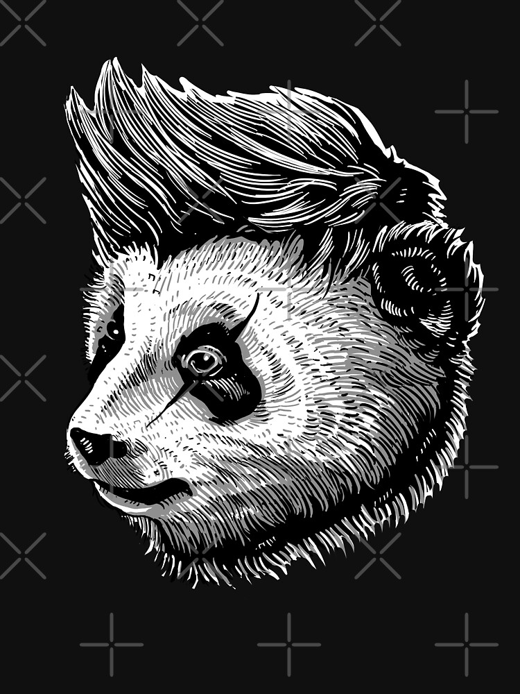 funky panda - Animal Theme Design Suitable for Men and Women by barmalisiRTB
