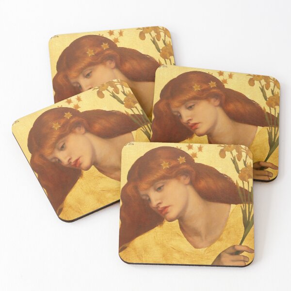 Item preview, HD. Sancta Lilias, by Dante Gabriel Rossetti designed and sold by ArmoniMundi.