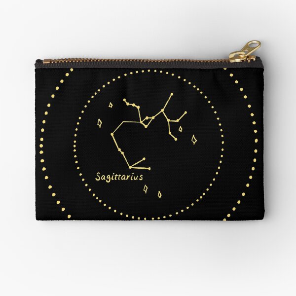 Sagittarius Constellation Zipper Pouch