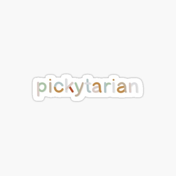 Item preview, Pickytarian - Colorful Picky Eater designed and sold by carroteraser.