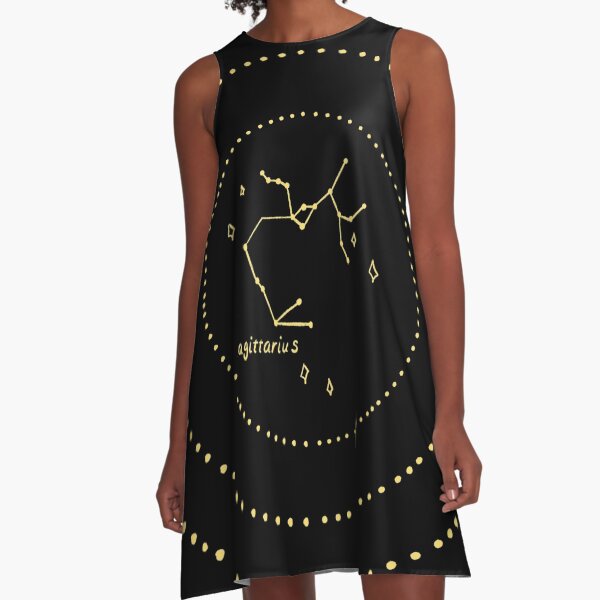 Sagittarius Constellation A-Line Dress