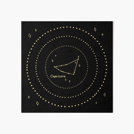 Capricorn Constellation Art Board Print
