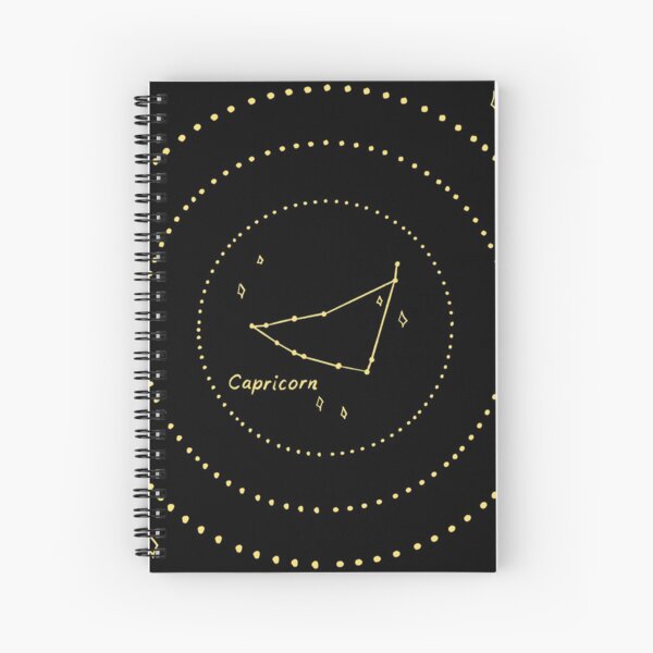 Capricorn  Constellation Spiral Notebook