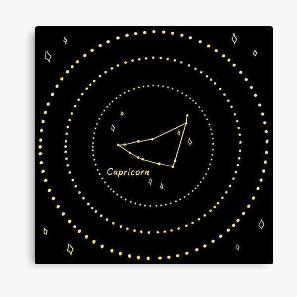 Capricorn Constellation Canvas Print