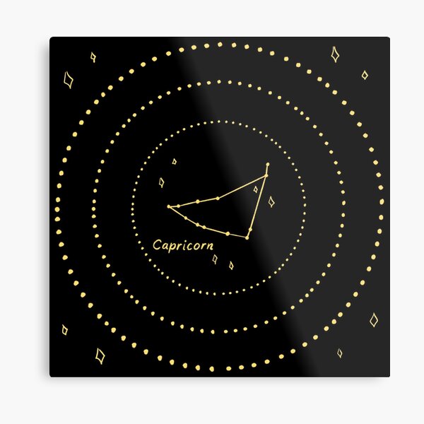 Capricorn Constellation Metal Print
