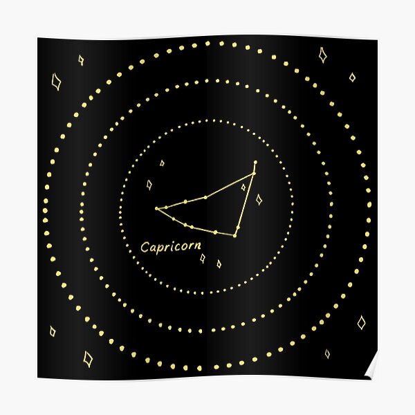 Capricorn  Constellation Poster