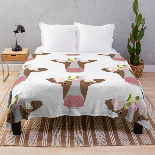 Item preview, Cow with Flower Crown designed and sold by maddie55meadows.