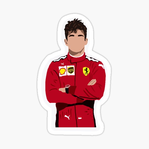 Charles Leclerc para Ferrari Pegatina