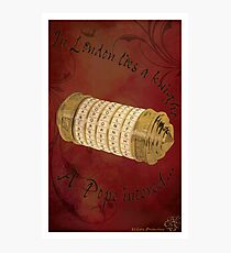 The Cryptex : DaVinci Code Photographic Print