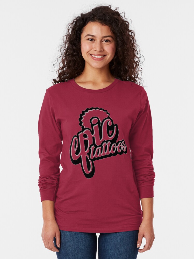 Thumbnail 2 of 5, Long Sleeve T-Shirt, Original Epic Tattoos Logo designed and sold by EpicTattoos04.