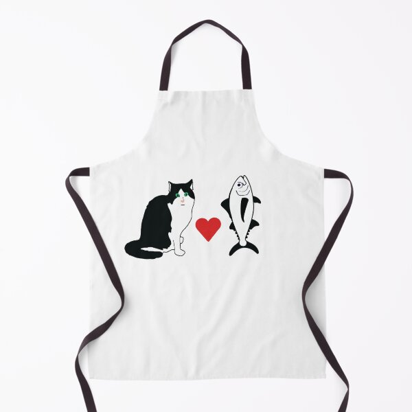 Item preview, Cat Hearts Tuna Fish, Cat Joke designed and sold by Marymarice.