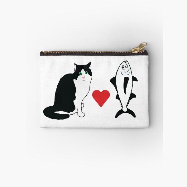 Item preview, Cat Hearts Tuna Fish, Cat Joke designed and sold by Marymarice.
