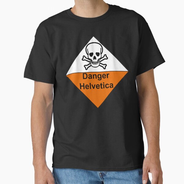 Artikel-Vorschau von Gefahr Helvetica, designt und verkauft von kryten4k.