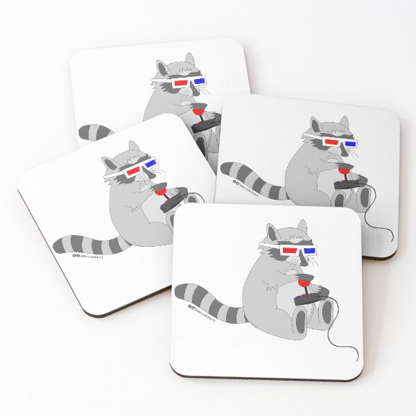 Item preview, Gamer Raccoon - Brock Springstead designed and sold by Brock Springstead.
