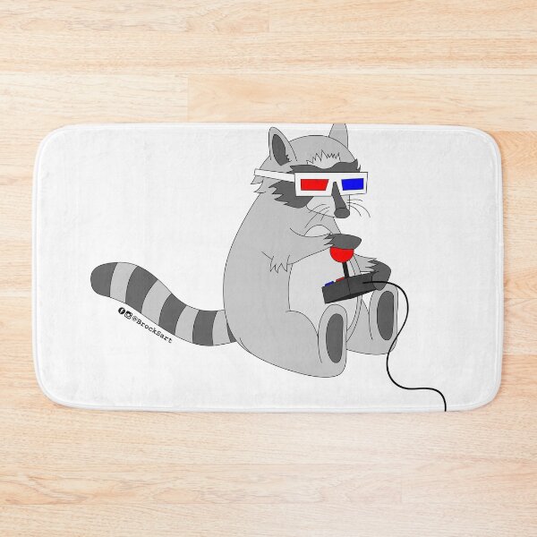 Item preview, Gamer Raccoon - Brock Springstead designed and sold by Brock Springstead.