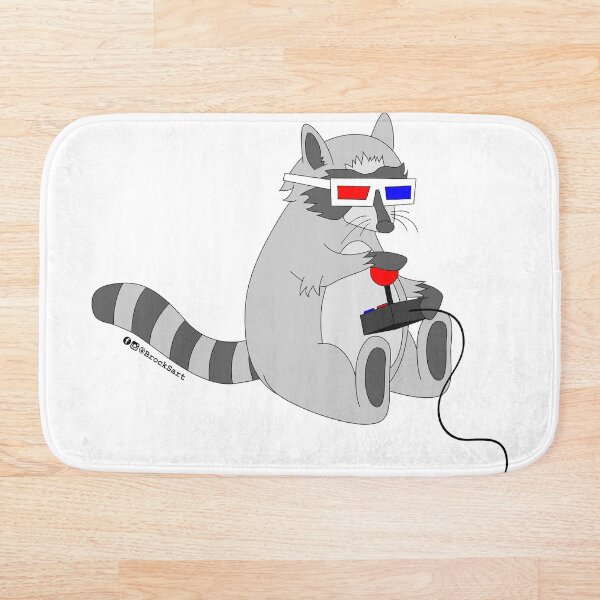 Artikelvorschau, Gamer Raccoon - Brock Springstead entworfen und verkauft von Brock Springstead.
