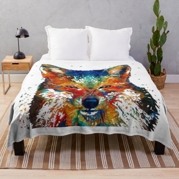 Item preview, Colorful Fox Artwork designed and sold by Jonah Russell.