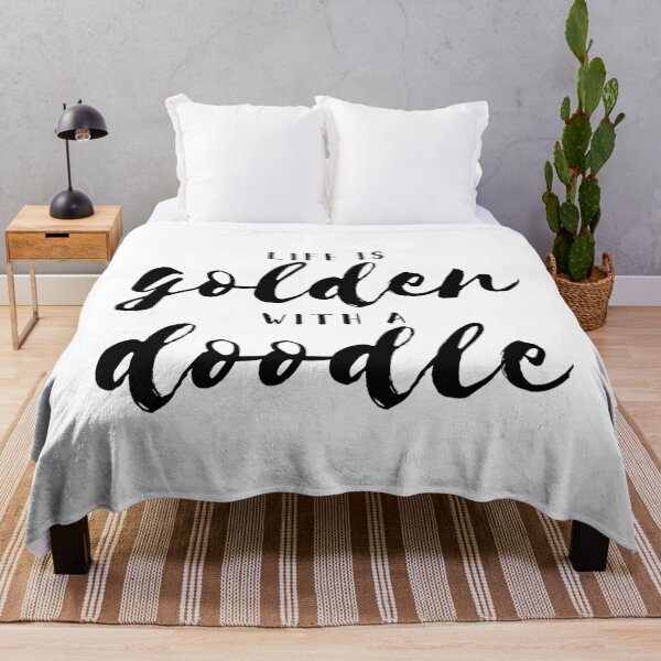 Item preview, LIFE IS golden WITH A doodle designed and sold by thecavapootales.