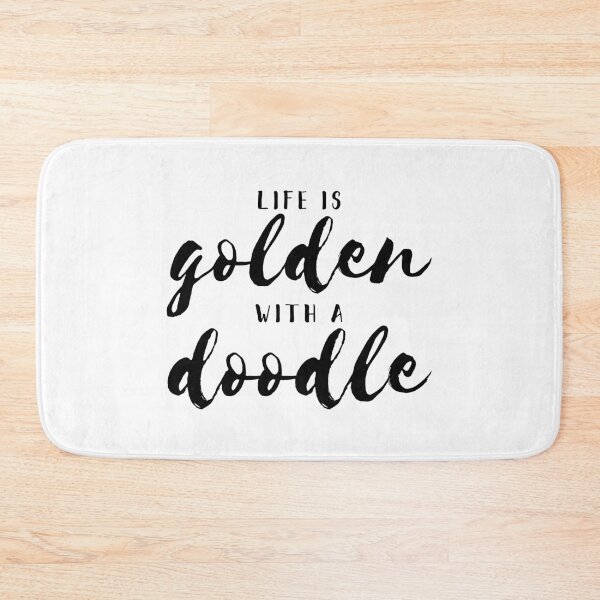 Item preview, LIFE IS golden WITH A doodle designed and sold by thecavapootales.
