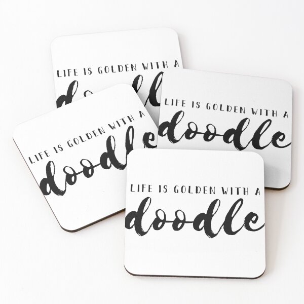 Item preview, LIFE IS GOLDEN WITH A doodle designed and sold by thecavapootales.