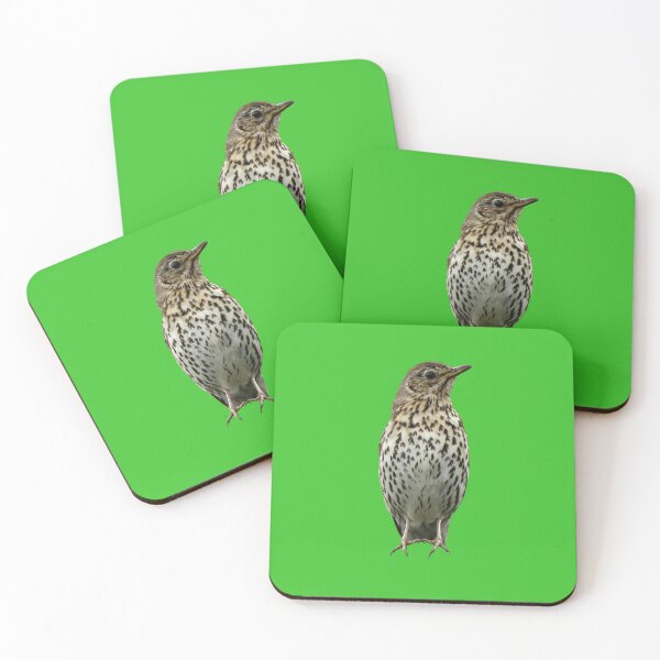 Item preview, Thrush on Green background designed and sold by Stacey Vivian.