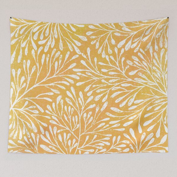 Item preview, Tropical Citrus Yellow Orange foliage  designed and sold by HeadOverEasel.