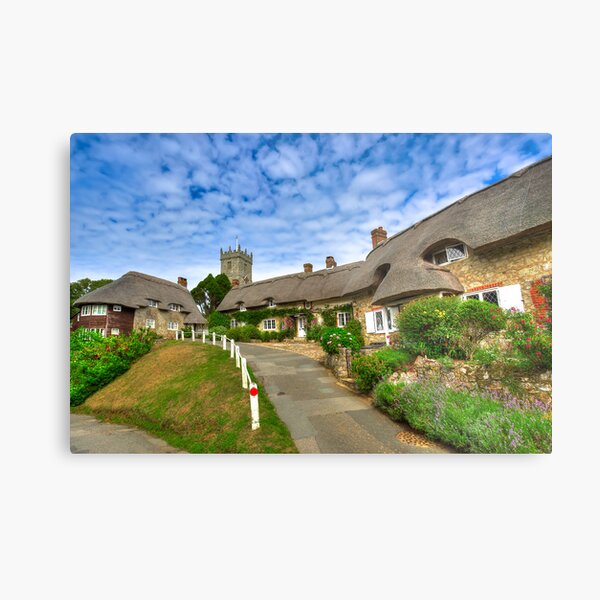 Godshill Village Metal Print