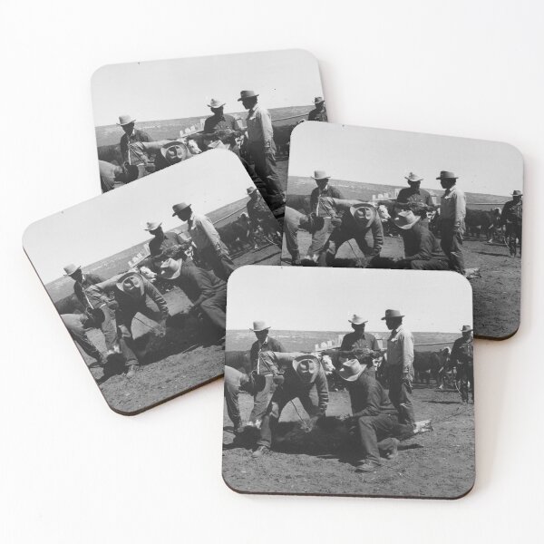Item preview, Branding Cattle at Wind River Agency designed and sold by TheWildWildWest.